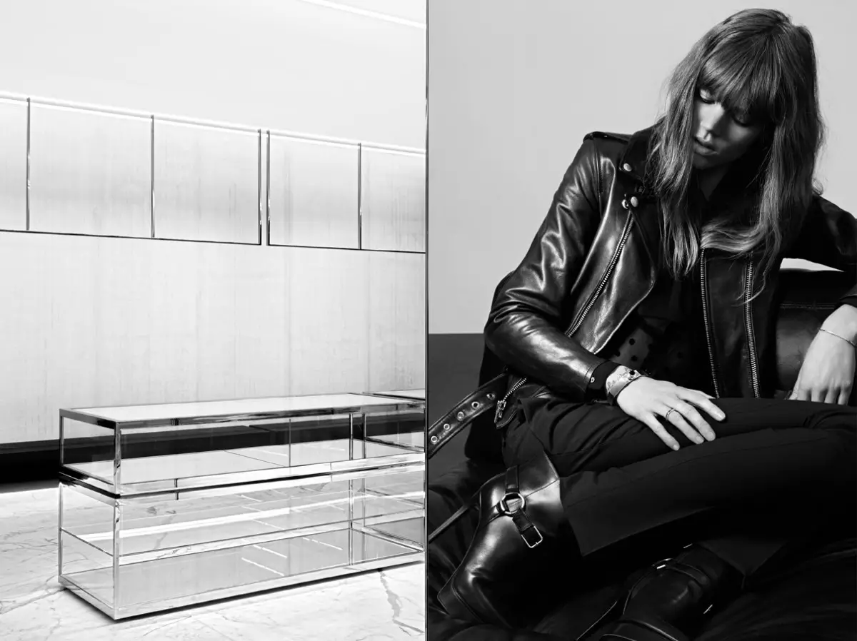 Freja Beha Erichsen hrá v Saint Laurent pred jeseňou 2013 kampaň od Hedi Slimane