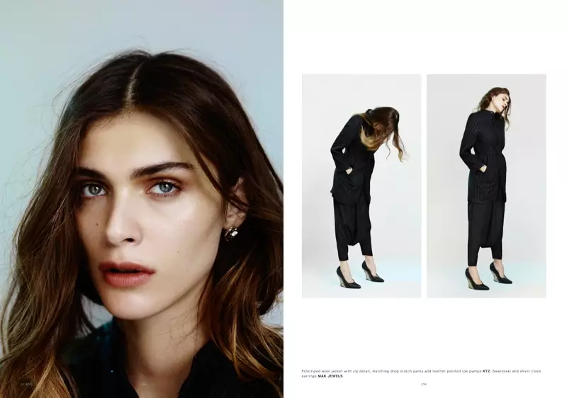 Elisa Sednaoui ກັບຄືນສູ່ພື້ນຖານສໍາລັບວາລະສານ Lurve