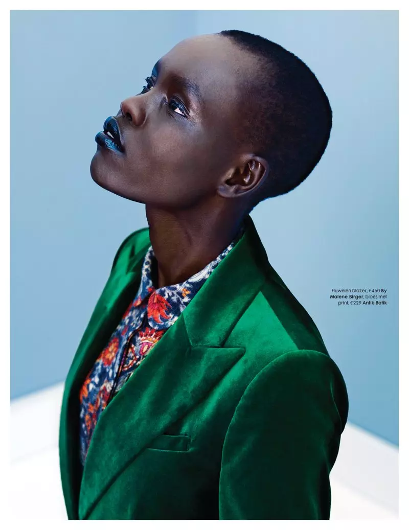 Елегантні брючні костюми Grace Bol Dons для Elle Нідерланди, серпень 2012 року