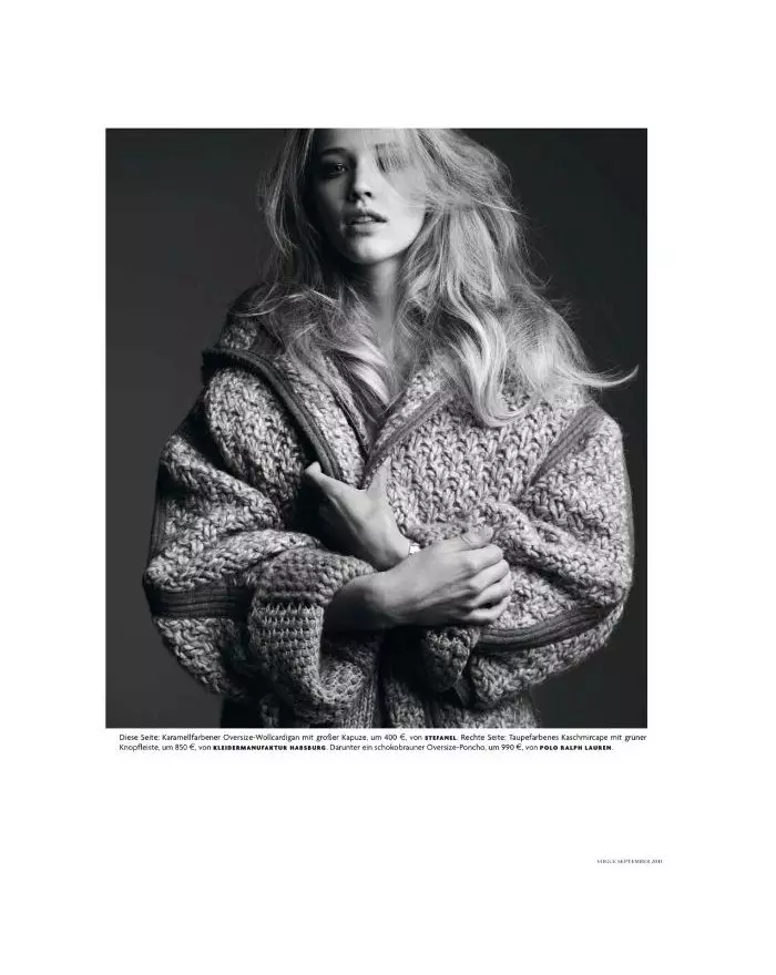 Hanna Waehmer oleh Stefan Heinrichs untuk Vogue Germany September 2011