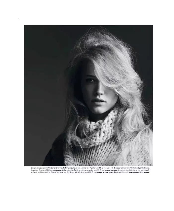 Hanna Waehmer door Stefan Heinrichs voor Vogue Duitsland september 2011