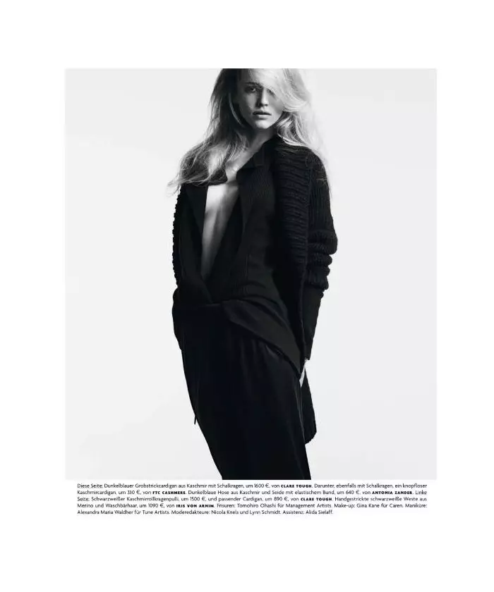 Hanna Waehmer nataon'i Stefan Heinrichs ho an'ny Vogue Germany Septambra 2011