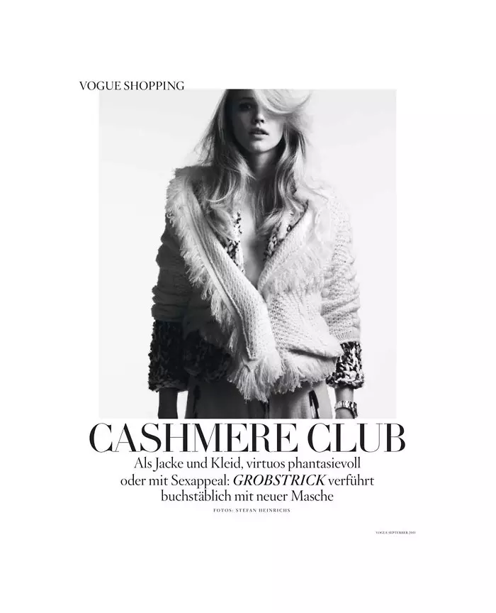 Hanna Waehmer door Stefan Heinrichs voor Vogue Duitsland september 2011