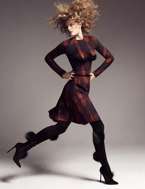 Constance Jablonski oleh Greg Kadel untuk Vogue Germany September 2010