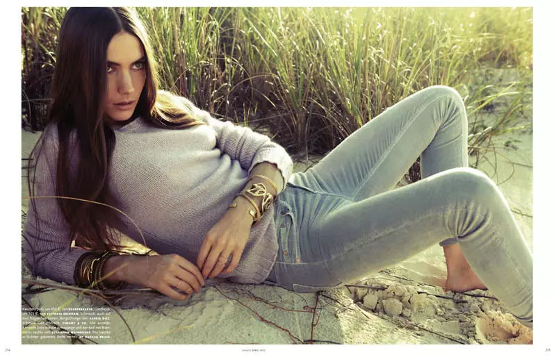 Jessica Miller by Claudia Knoepfel & Stefan Indlekofer kuri Vogue Ubudage Mata 2012