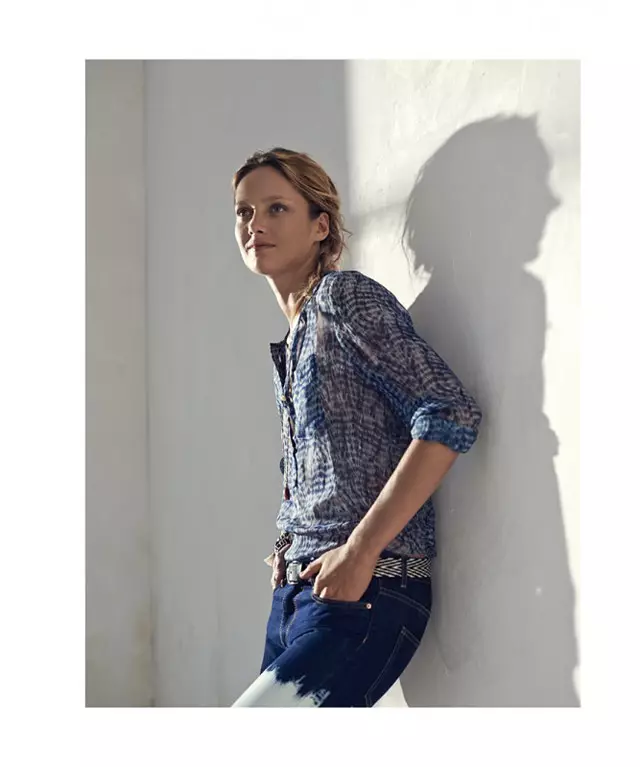 Karmen Pedaru Models Koleksi Spring 2014 Isabel Marant Etoile