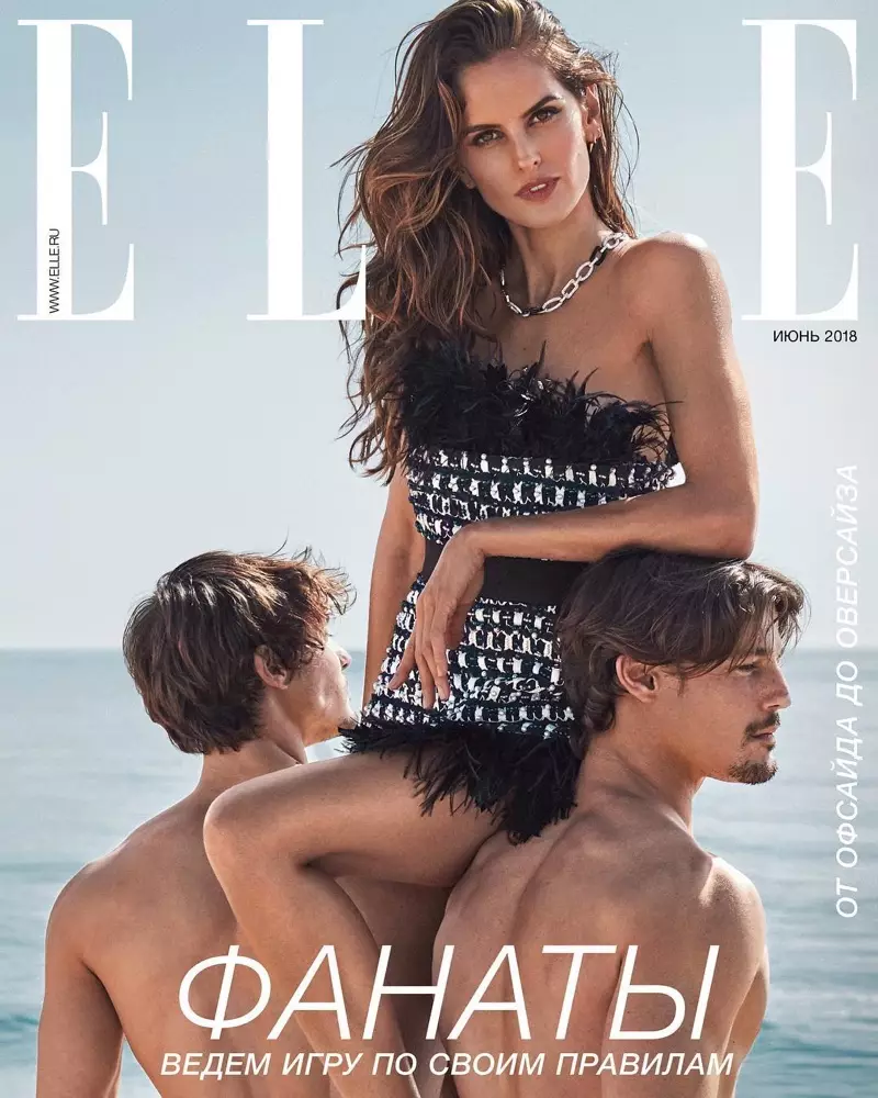 Izabel Goulart ottiene Glam On the Beach per ELLE Russia