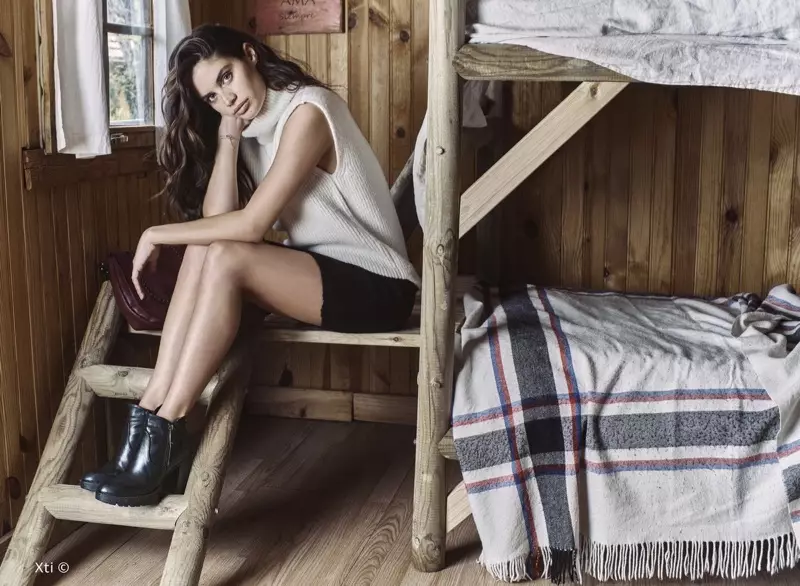 Sara Sampaio vaidina XTI Shoes 2019 rudens-žiemos kampaniją