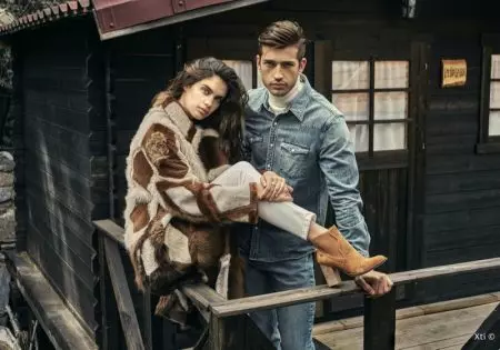 Sara Sampaio o Iponahatsa ka Tlhaho bakeng sa Letšolo la XTI Shoes Fall '19