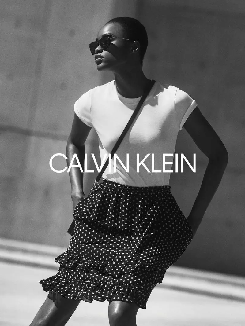 Une image de la campagne automne 2020 de Calvin Klein.