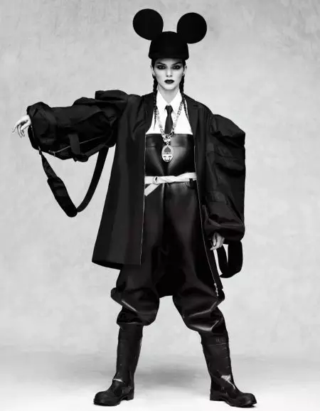 Kendall Jenner Models Statement Coats in Vogue Japan