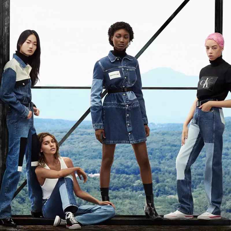 E Bild vun der Calvin Klein Jeans Hierscht 2018 Werbekampagne