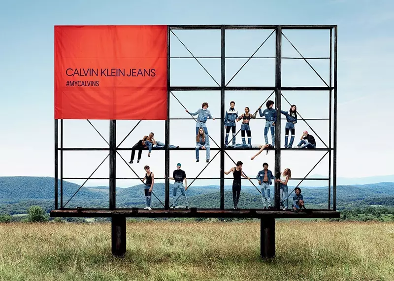 Calvin Klein Jeans malkaŝas kampanjon aŭtuno-vintra 2018