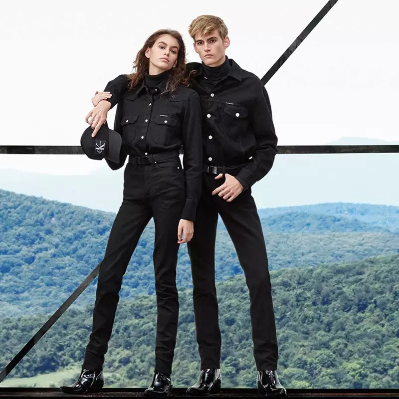 Kaia Gerber och Presley Gerber spelar huvudrollerna i Calvin Klein Jeans höst-vinter 2018-kampanj