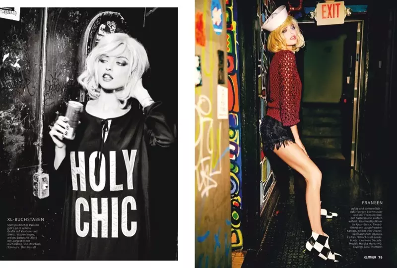 Martha, Camilla + Henriett Live it Up for Glamour Germany le Ellen Von Unwerth