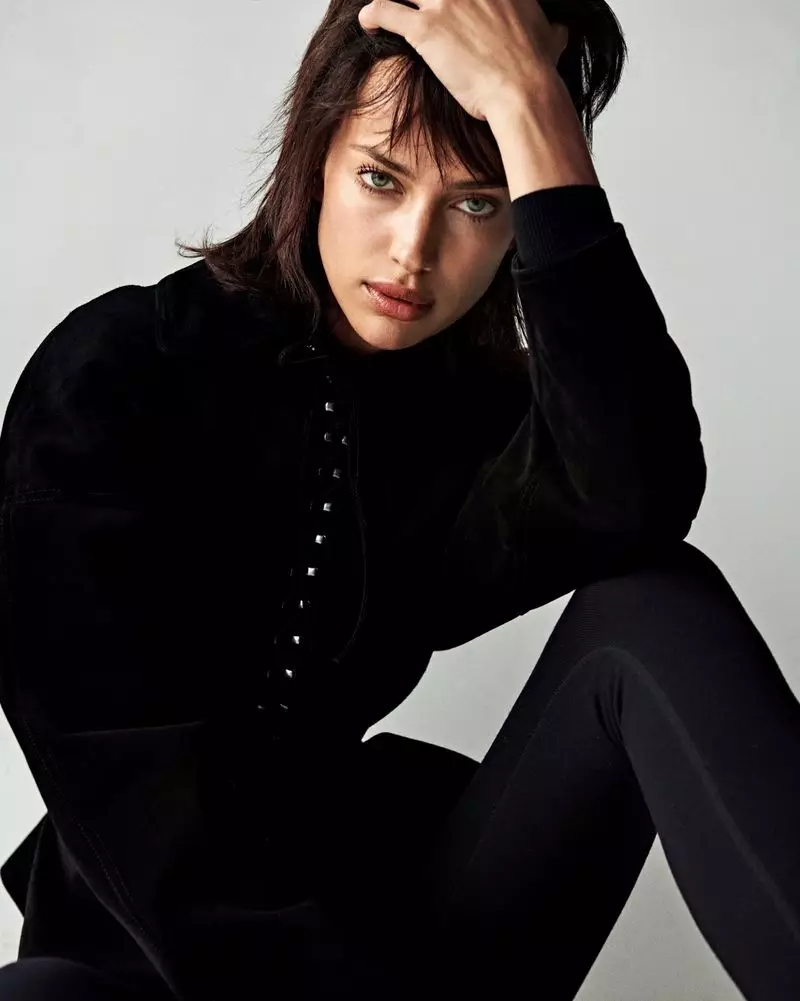 Irina Shayk pozuoja „Modelment Fashion“ žurnale „Vogue Portugal“.