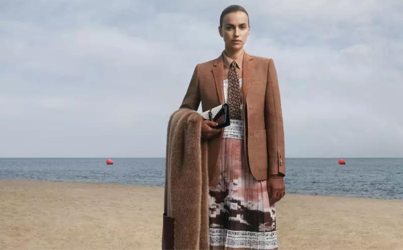 Campanha de outono '19 de Irina Shayk Gigi Hadid Burberry