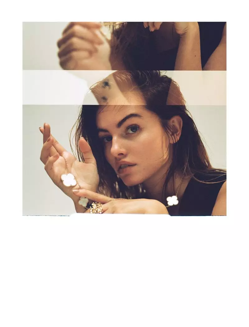 Thylane Blondeau obtén o seu primeiro plano para PPAPER Fashion