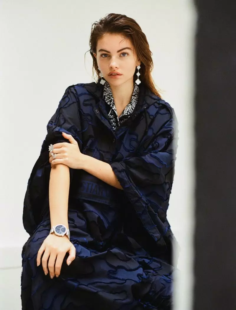 Thylane Blondeau ទទួលបានភាពជិតស្និទ្ធរបស់នាងសម្រាប់ PPAPER Fashion