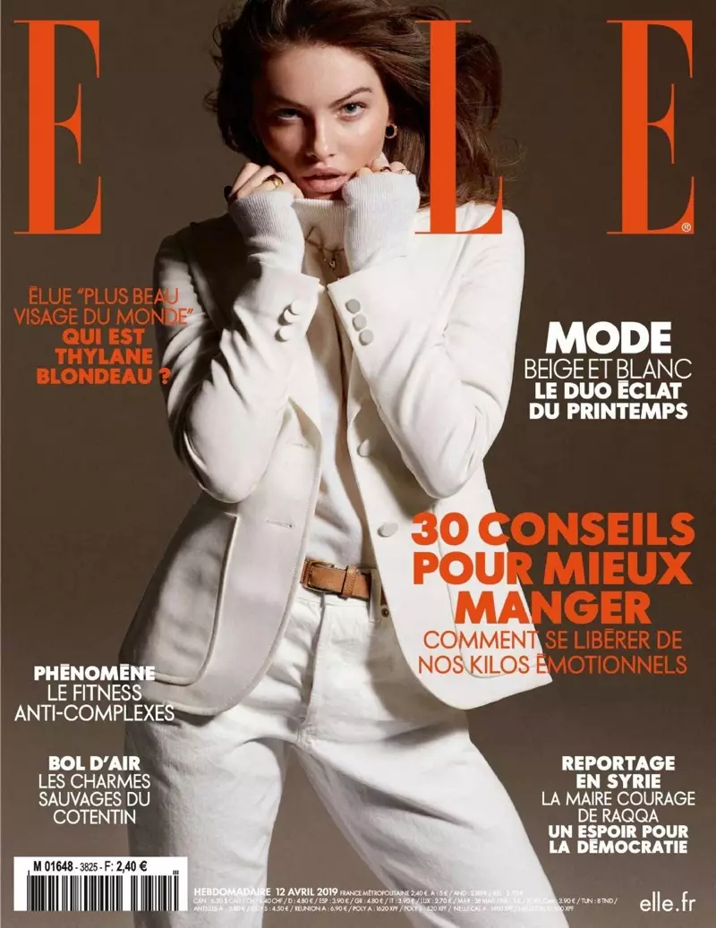 Thylane Blondeau luce looks chic sin esfuerzo para ELLE Francia