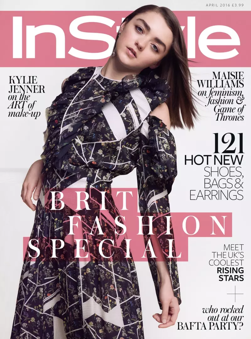 Մեյզի Ուիլյամսը InStyle UK-ի ապրիլի 2016-ի շապիկում