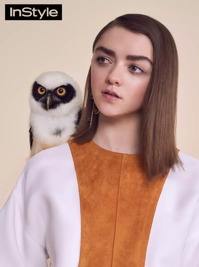 Stêrka 'Game of Thrones' Maisie Williams Çîroka Bergê ya ÎnStyle ya Keyaniya Yekbûyî ye 30871_2