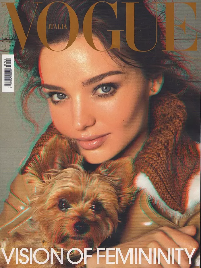 Միրանդա Քերի Vogue-ի առաջին շապիկը եղել է Vogue Italia-ի 2010 թվականի սեպտեմբերի համարը