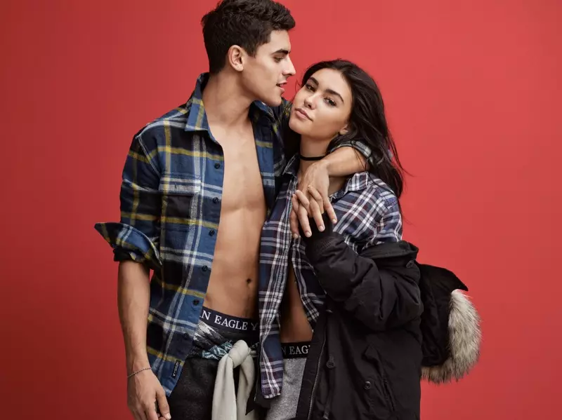 Jack Gilinsky en Madison Beer schitteren in American Eagle Outfitters' Holiday 2016-campagne