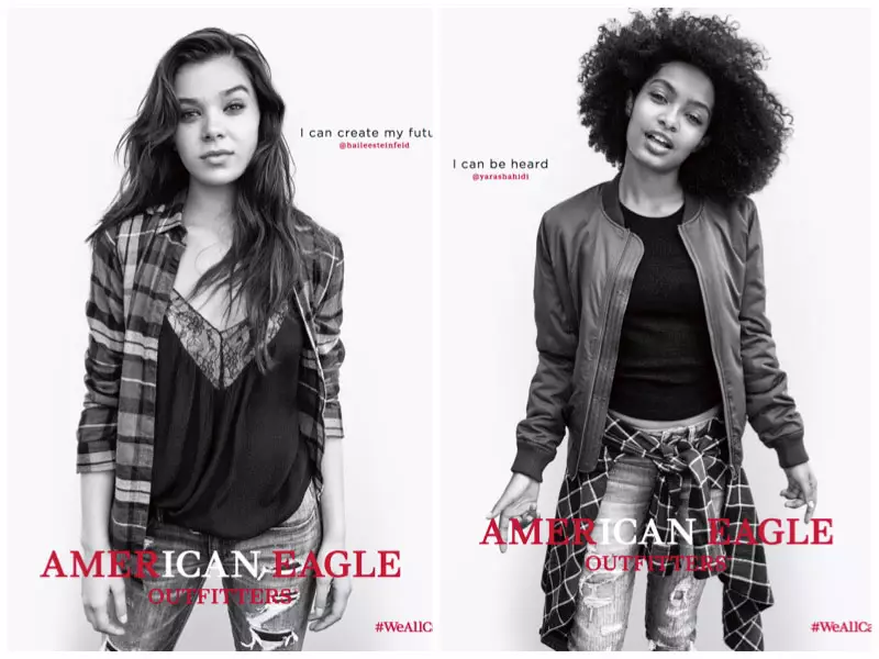 Hailee Steinfeld, Yara Shahidi American Eagle Outfitters 2016 Campagne