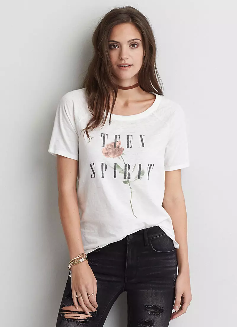 AEO Teen Spirit Graphic Raglan T-Shirt