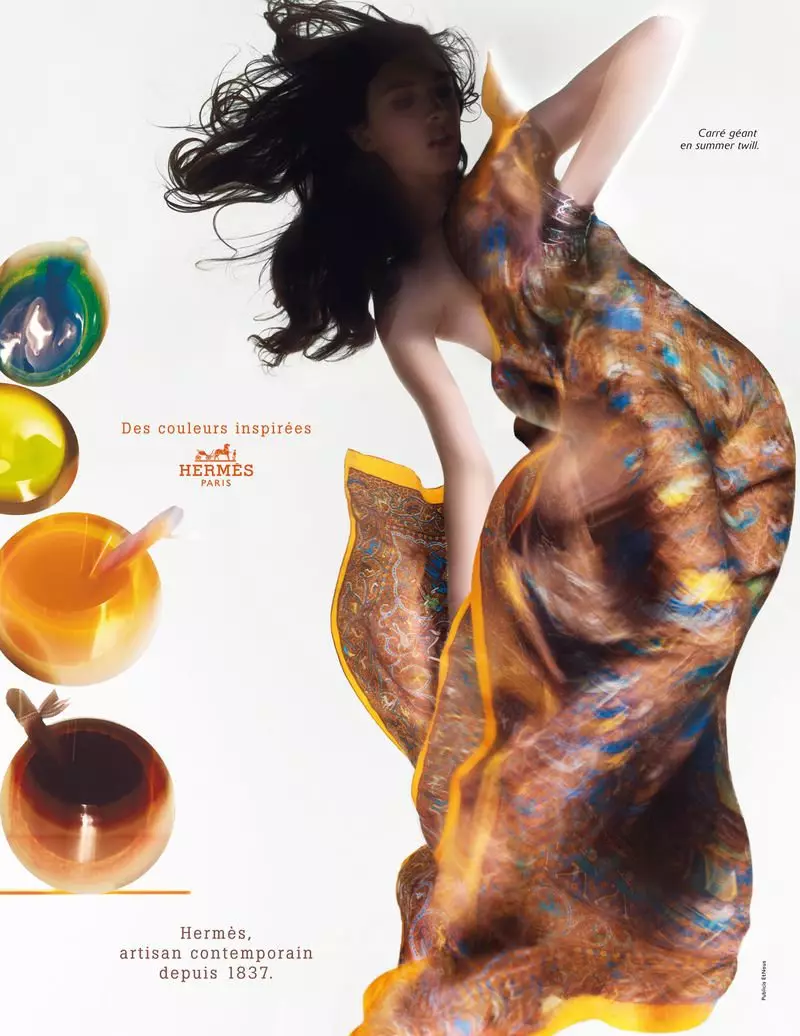 Hermès proljetna kampanja 2011 | Jacquelyn Jablonski od Nicka Knighta