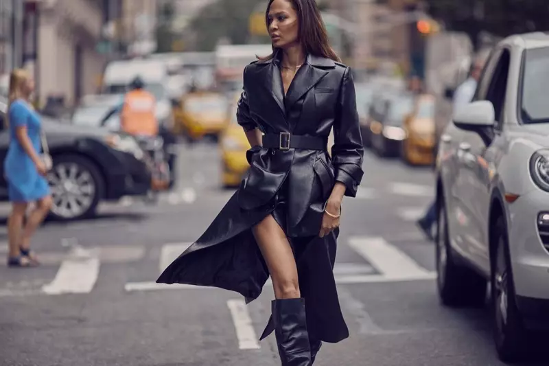 Joan Smalls Modèl Cool Girl Looks pou PORTER Edit