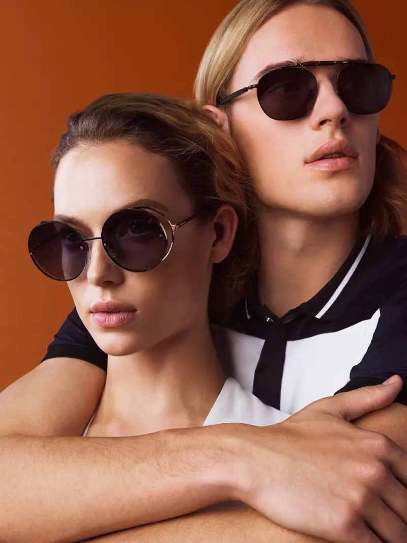 Gipunting ni Trussardi ang mga sunglass sa kampanya sa tingpamulak-ting-init 2019