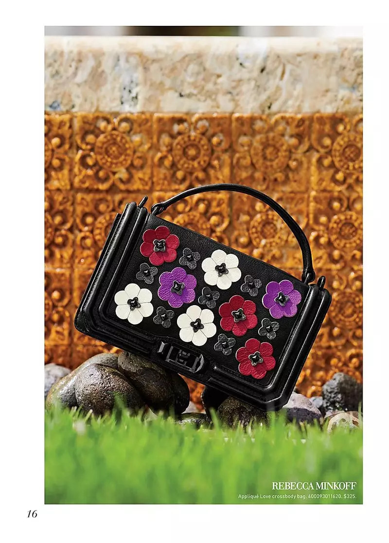 Gihigugma ni Rebecca Minkoff ang Floral-Applique nga Panit nga Crossbody Bag