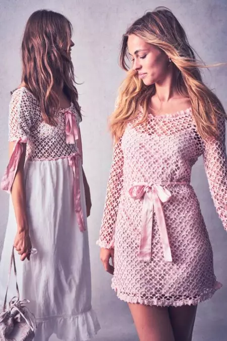 Anna Mila, Melie eta Caroline ameslari itxura dute LoveShackFancy Resort 2020-n