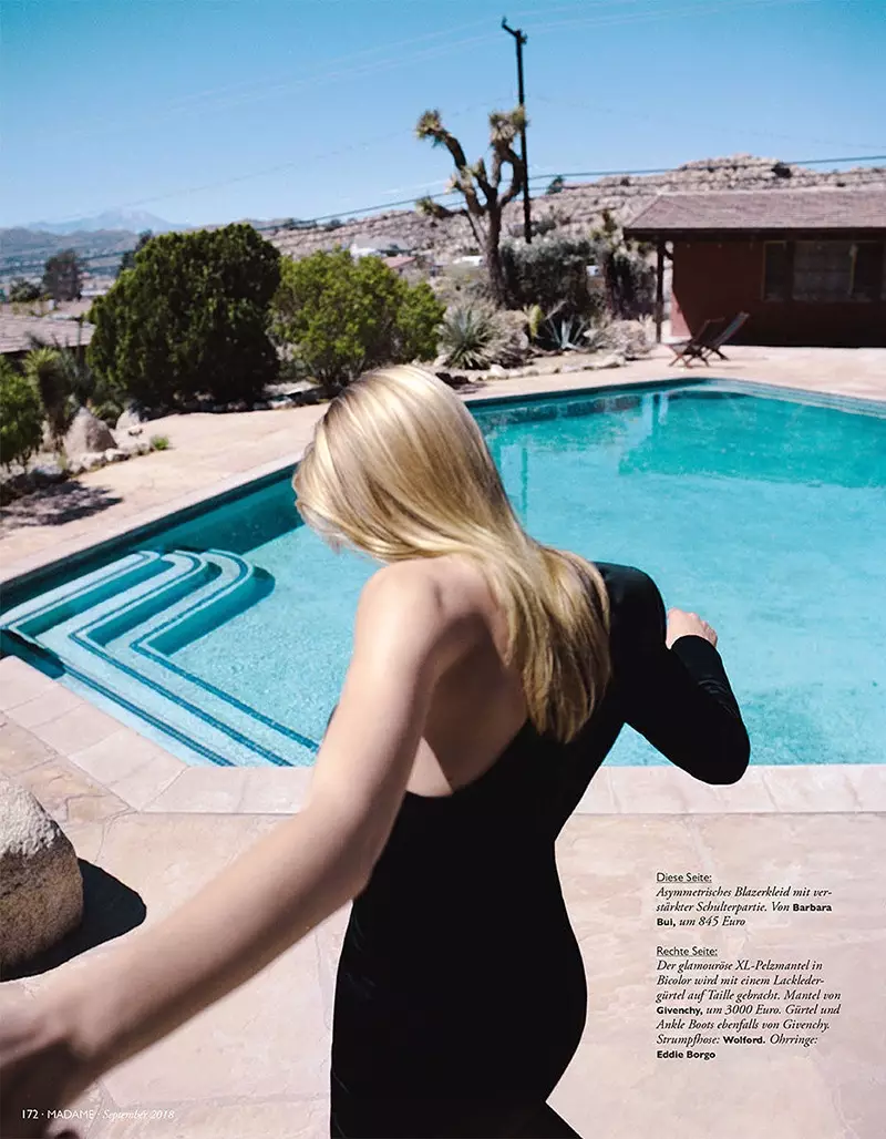 Bregje Heinen Soaks Up the Sun in Palm Springs for Madame Germany