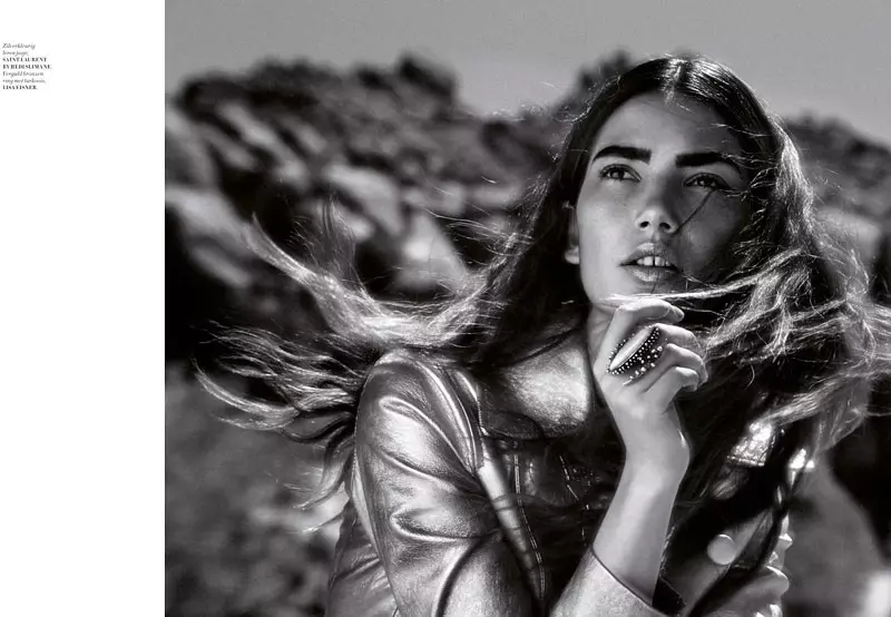 Lily Aldridge L'Official Netherlands Cover Story کے لیے اعلیٰ فیشن میں چلی گئی۔