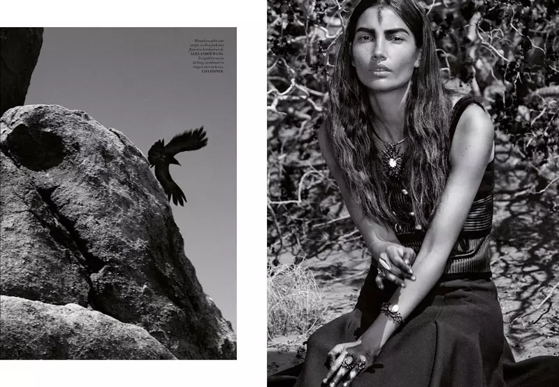 Lily Aldridge entra na moda para a reportagem de capa da L'Officiel Holanda