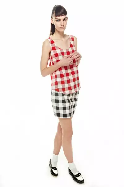 Friends & Associates biedt Gingham-afdrukken aan voor de lente-collectie 2013