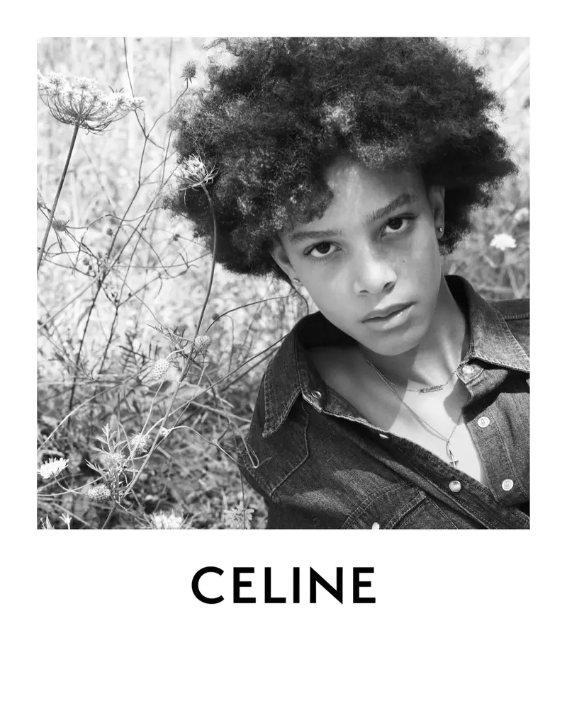Värske nägu Essoye Mombot poseerib Celine Plein Soleil kollektsioonis.