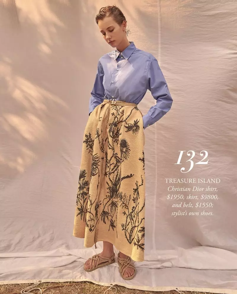 Mali Koopman O Apara Breezy Beach Styles bakeng sa Harper's Bazaar Australia