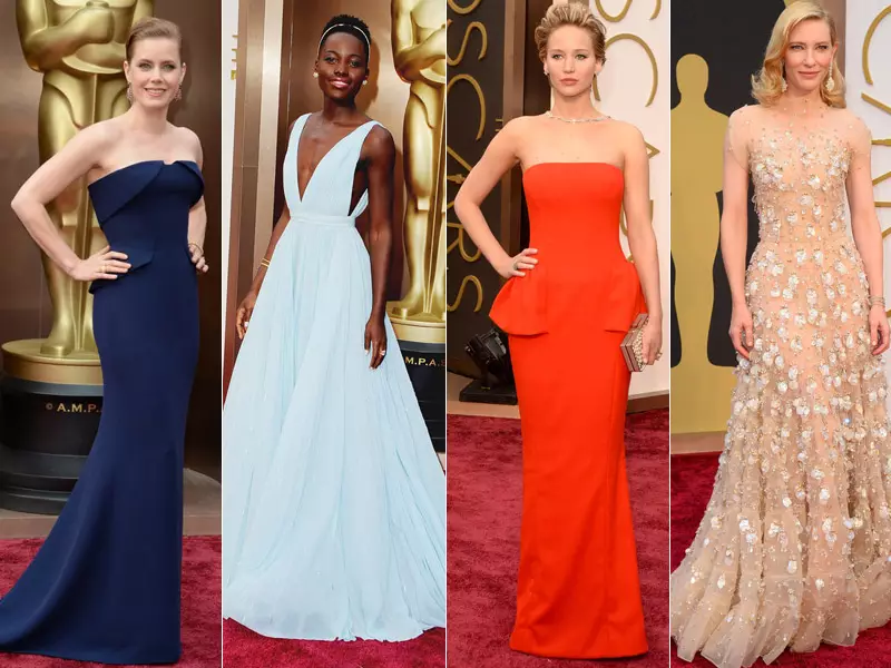 Looks da alfombra vermella dos Oscars 2014