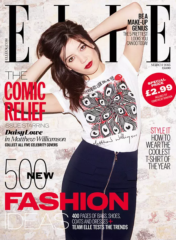 daisy-lowe-elle-red-nose-day-cover-2015