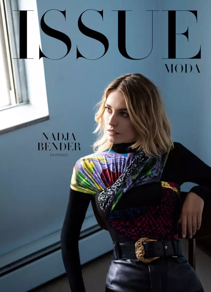 Nadja Bender Pozas en Ŝikaj Serĉoj por Issue Magazine