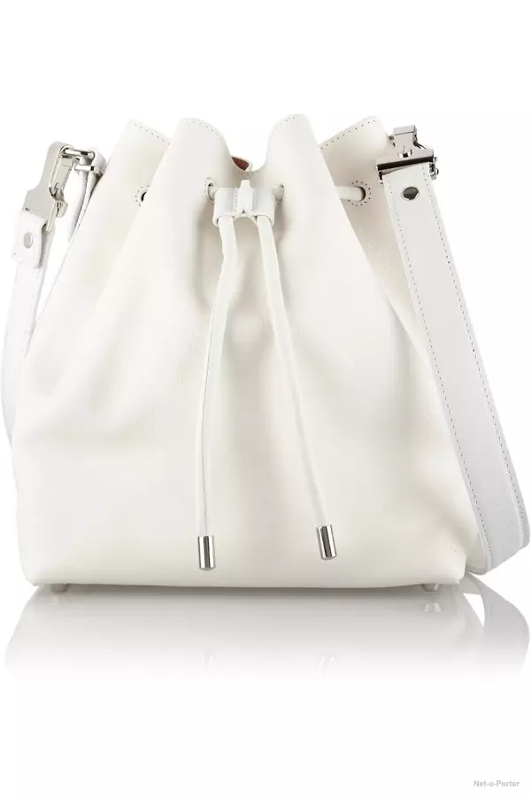 Proenza Schouler bucket medium textured-leather shoulder bag