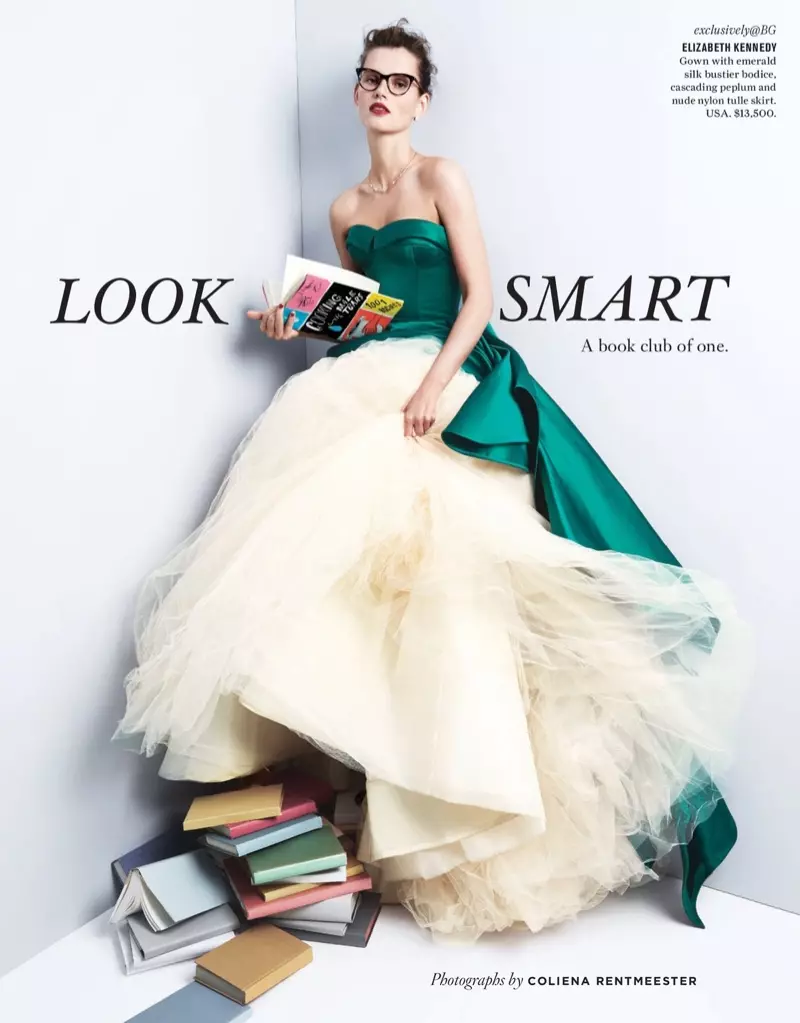 Giedre Dukauskaite Models Gorgeous Gowns for Bergdorf Goodman Magazine