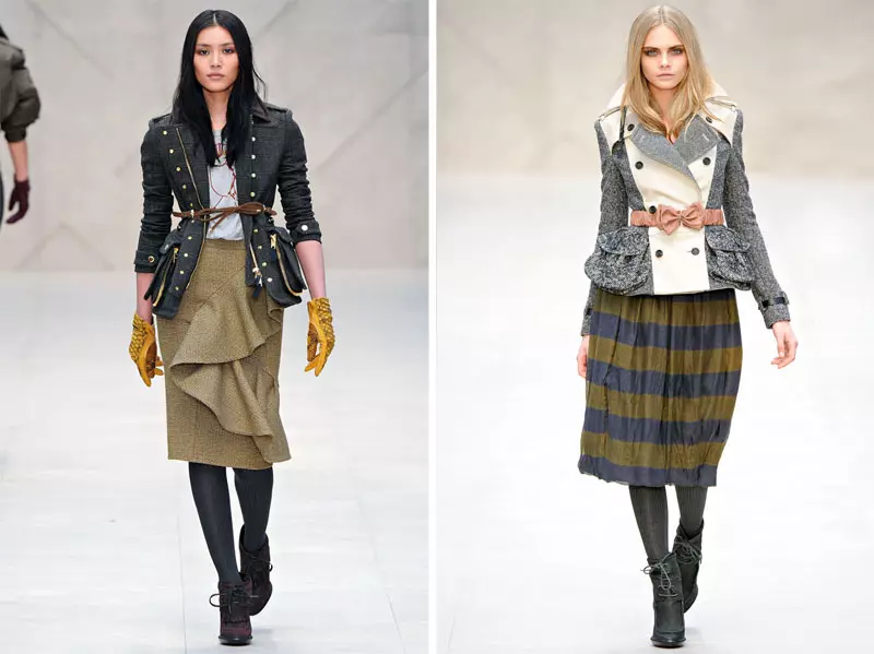 Burberry восень 2012 | Лонданскі тыдзень моды