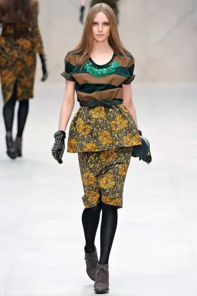 Burberry восень 2012 | Лонданскі тыдзень моды