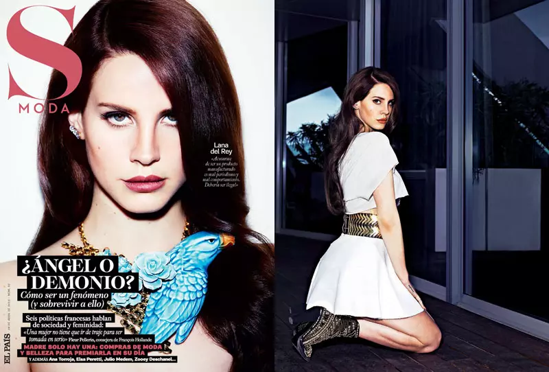 Lana del Rey ni Simon Emmett para sa S Moda Abril 2012