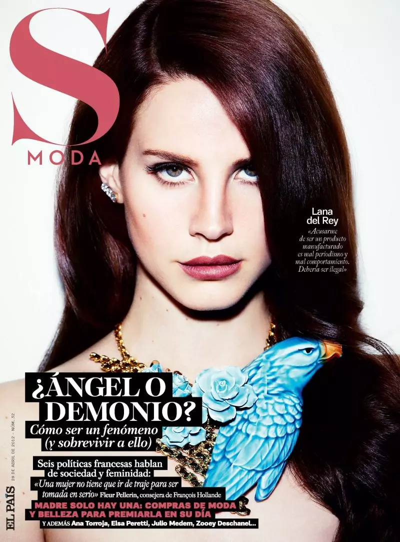 Lana del Rey av Simon Emmett for S Moda april 2012